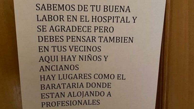 bilet primit de un doctor din spania