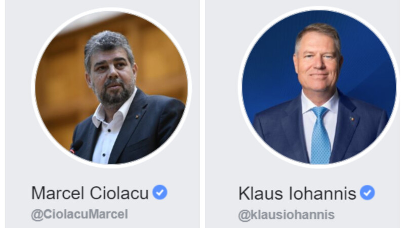 Marcel Ciolacu, Klaus Iohannis, Facebook