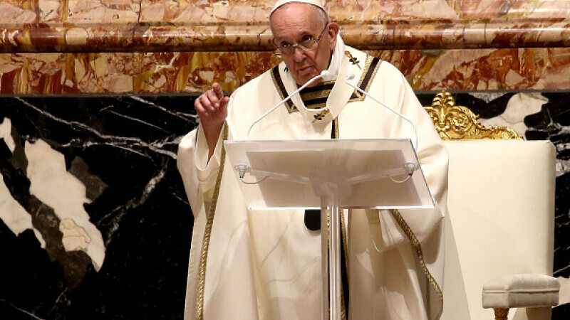 Papa Francisc, la Slujba de Înviere - 1