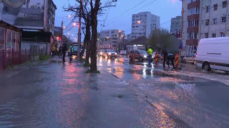 inundatie strada timisoara