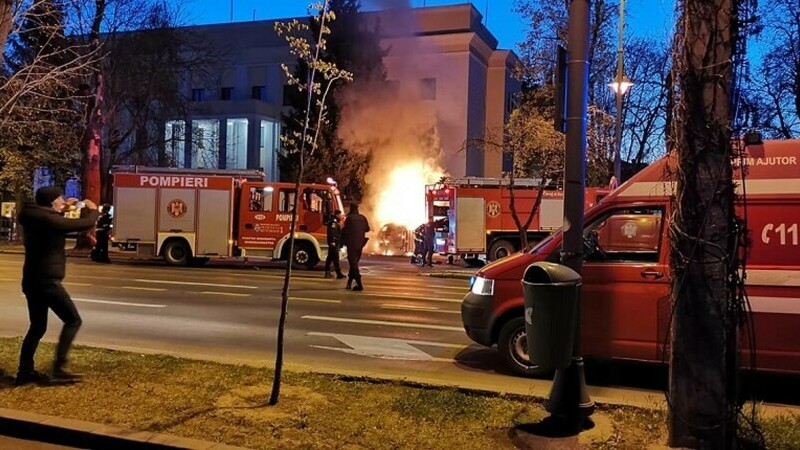 incident, incendiu, ambasada Rusiei