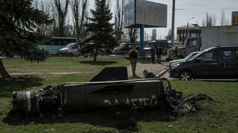 Racheta rusă care a lovit gara din Kramatorsk și a ucis aproape 40 de civili era inscripționată ”pentru copii”