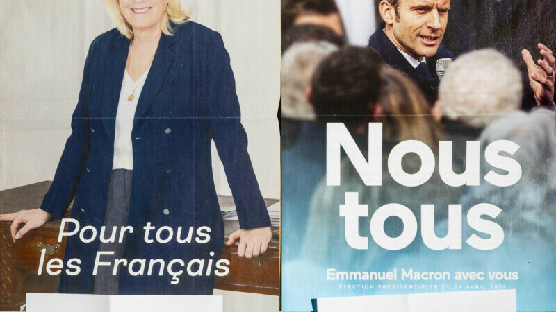 Emmanuel Macron și Marine Le Pen