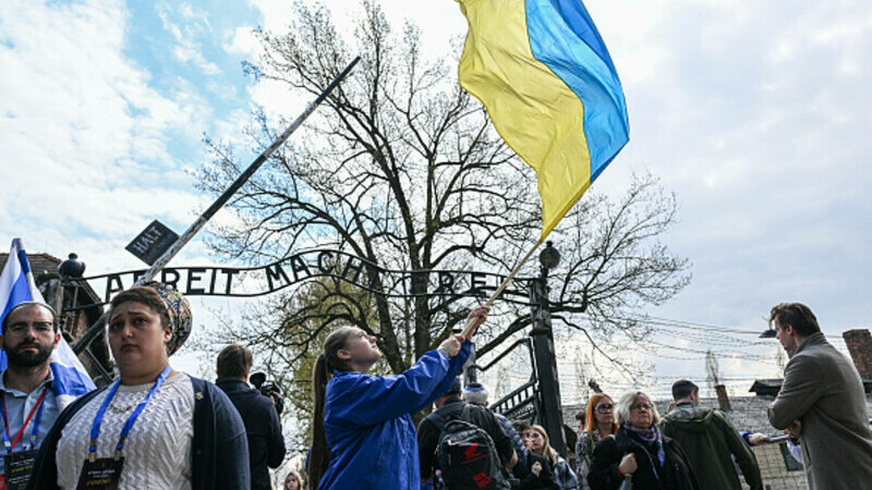 Steagul Ucrainei a fost fluturat la Auschwitz - 4