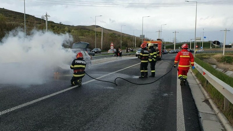 incendiu, autostrada A10