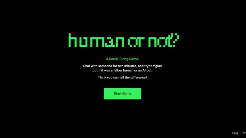 „Human or not?”, jocul care te provoacă să ghicești dacă ai vorbit cu un om sau AI. E foarte greu să răspunzi corect