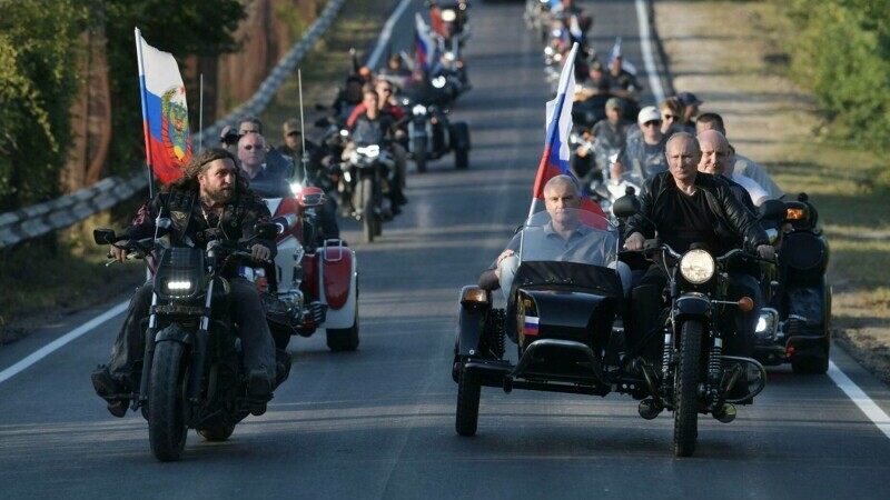 vladimir putin, night wolves, motociclisti