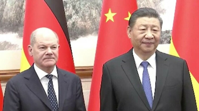 Olaf Scholz Xi Jinping