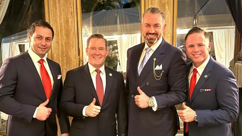 Dragoş Sprînceană și Mike Waltz, la Mar-a-Lago