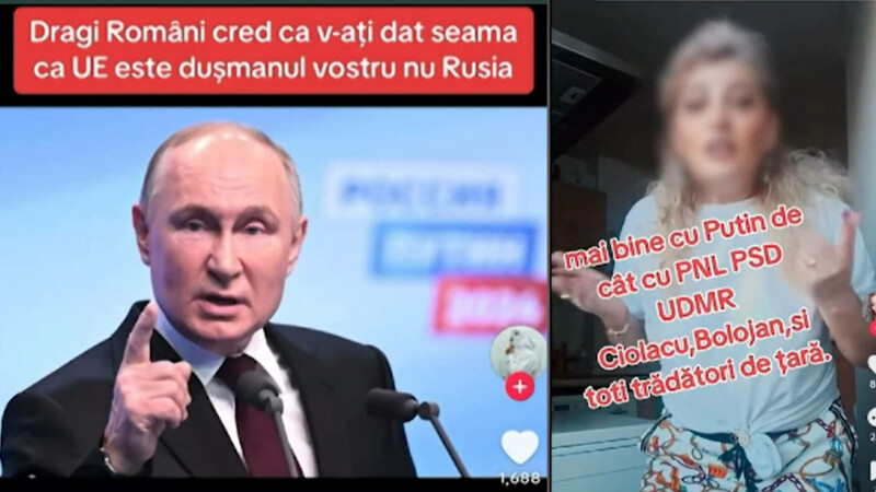 tiktok putin romania