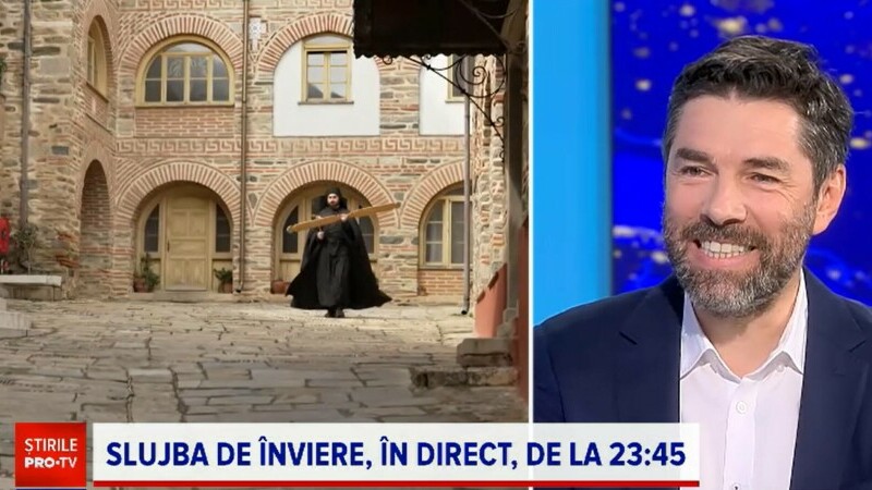 Slujba de Înviere, transmisă în direct la ProTV, de la 23.45, cu Alex Dima