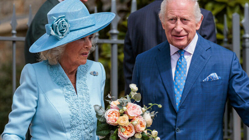 Regele Charles și Regina Camilla au participat la slujba tradițională de Paște