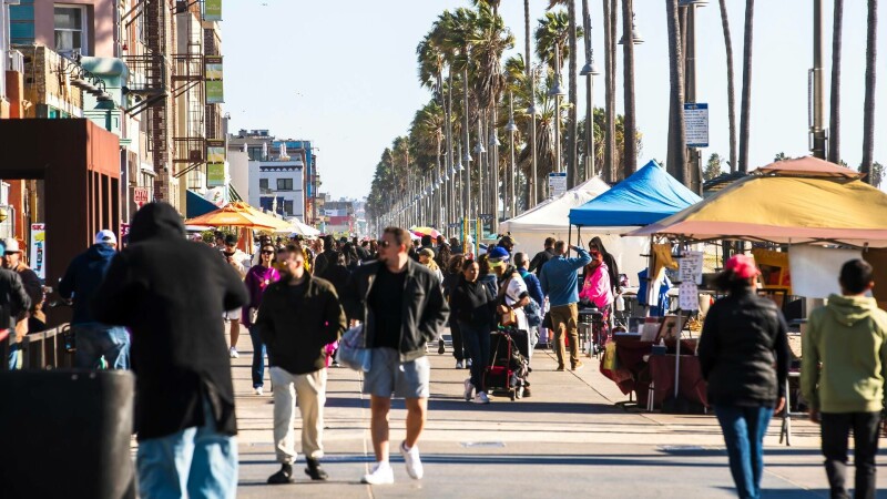oameni pe strada, california, sua