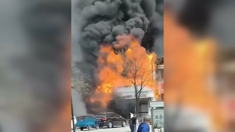 Incendiu restaurant China
