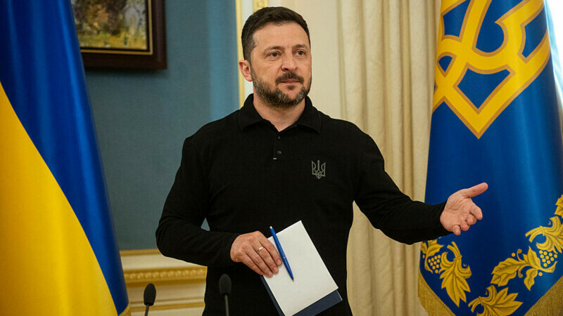 Preşedintele ucrainean Volodimir Zelenski