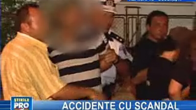 Accidente rutiere cu scandal, în Capitală