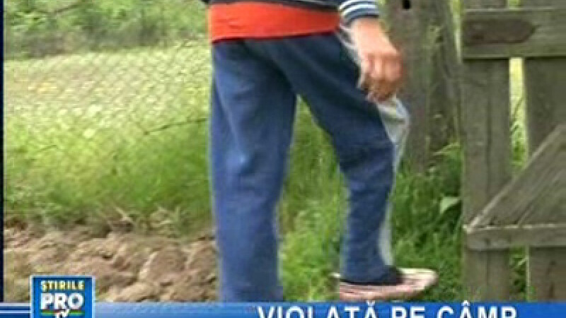 Tânără violată pe câmp