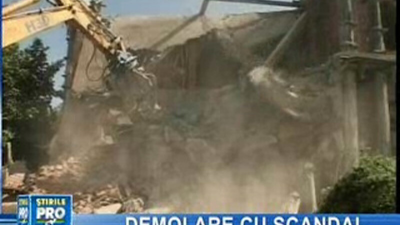 Demolare cu scandal la Timişoara
