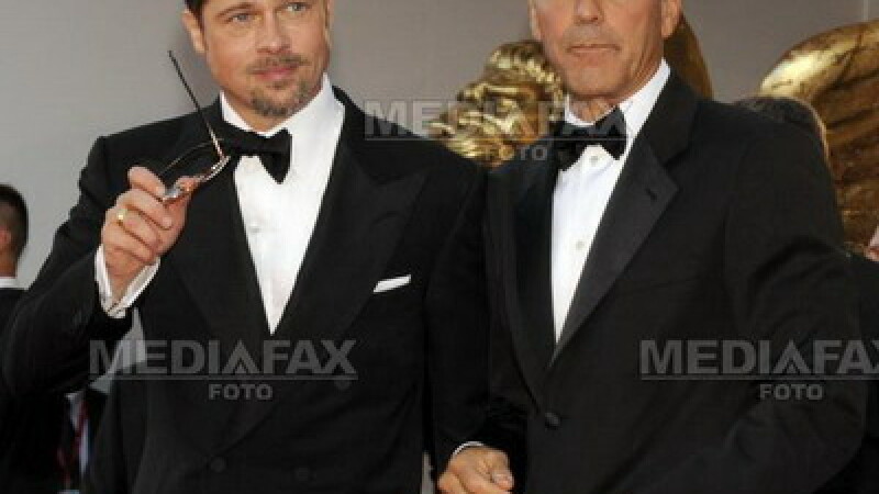 Brad Pitt si George Clooney, vedetele festivalului de film din Venetia