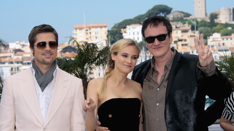 Quentin Tarantino, Brad Pitt, Diane Kruger,