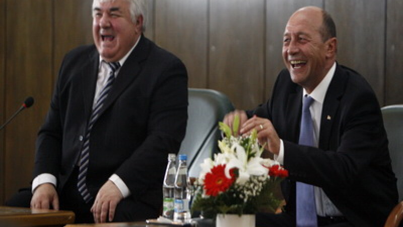 Constantin Simirad si Traian Basescu