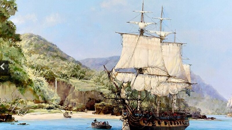 pictura, corabie de pirati