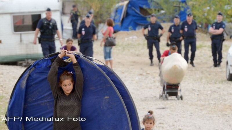 romi evacuati Franta