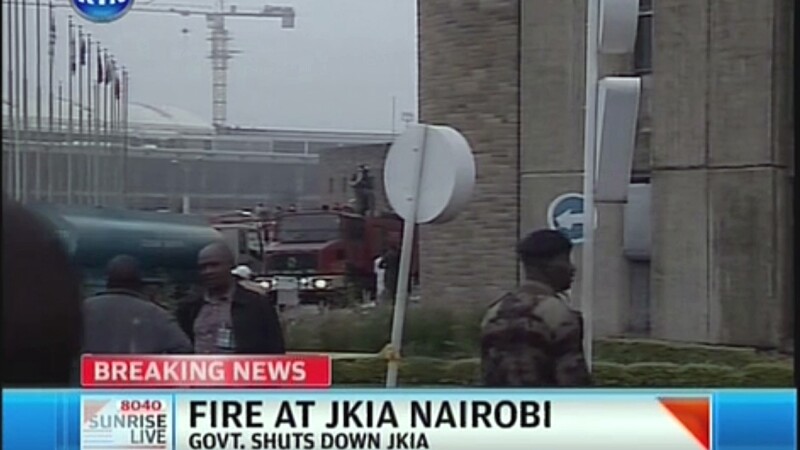 Incendiu pe aeroportul din Nairobi