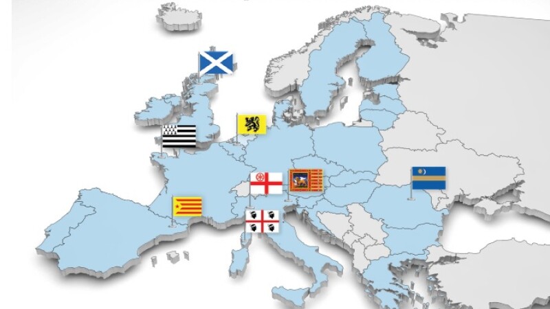 HARTA INTERACTIVA a miscarilor de independenta in Europa. Ce legatura e intre referendumul din Scotia si Romania