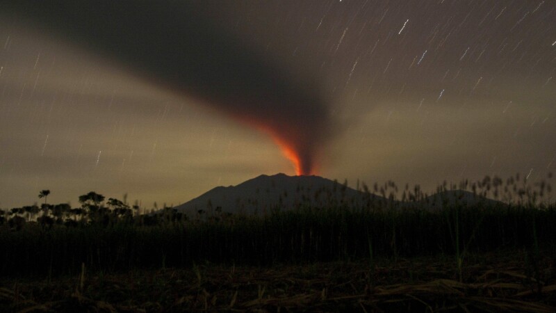 vulcan raung eruptie -agerpres