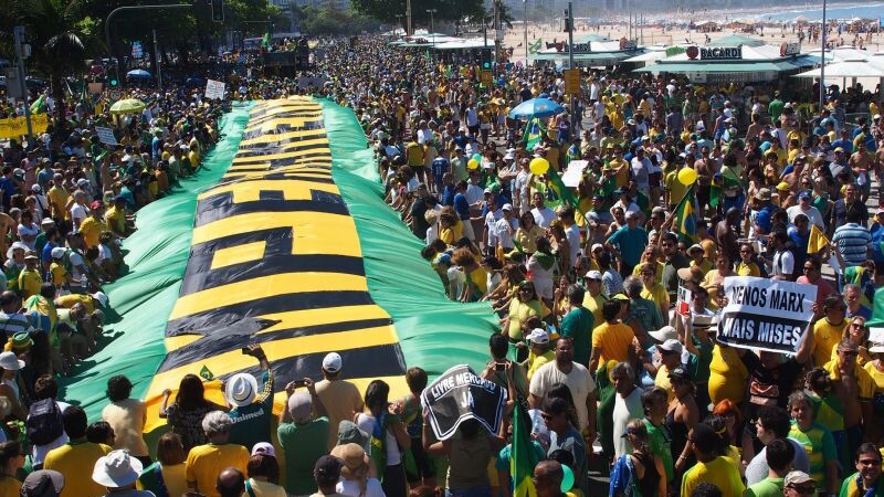 Proteste in Brazilia