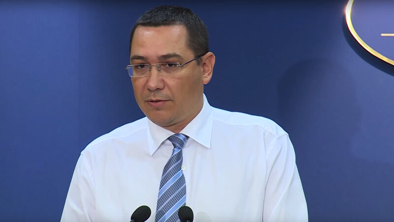 Victor Ponta declaratii la Guvern