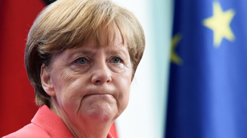 Angela Merkel incruntata