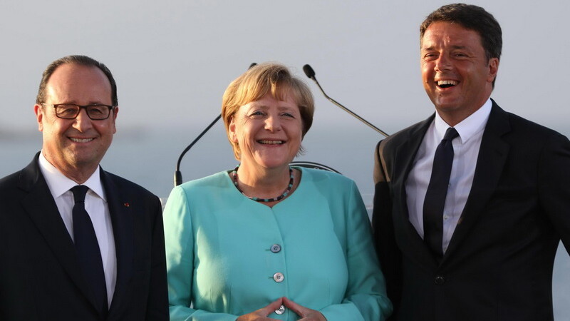 Merkel, Renzi si Hollande