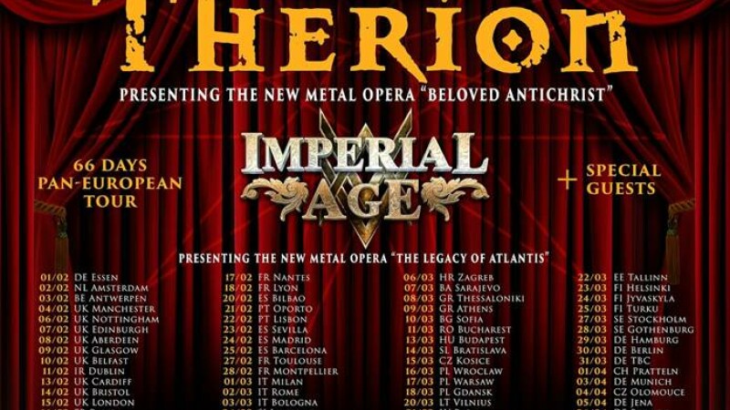 concert Therion in Romania