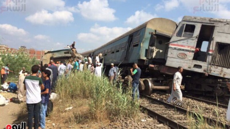 accident de tren in Egipt