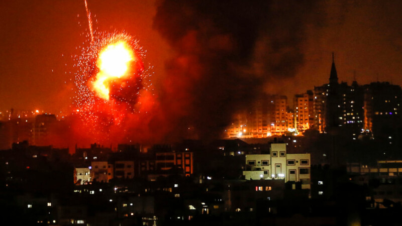 Atac in Fasia Gaza