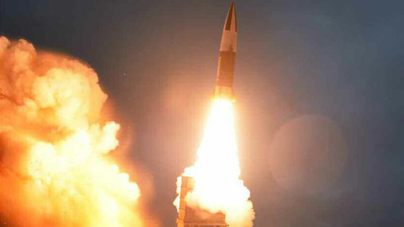 Test cu rachete in Coreea de Nord, supervizat de Kim Jong-Un