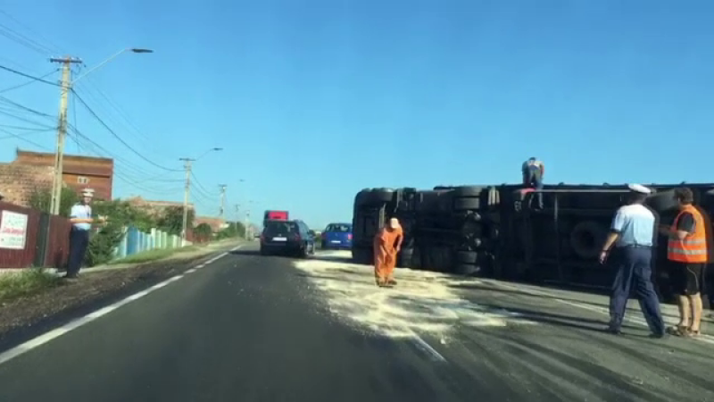S A Răsturnat Cu Tir Ul In Drum Spre Cluj Cum A Explicat șoferul