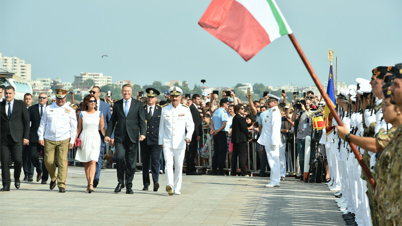 Klaus și Carmen Iohannis au participat la evenimentele organizate de Ziua Marinei