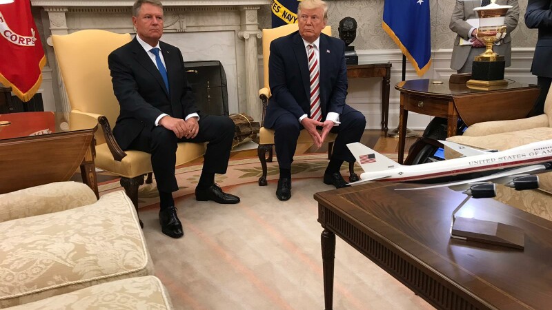 Donald Trump şi Klaus Iohannis