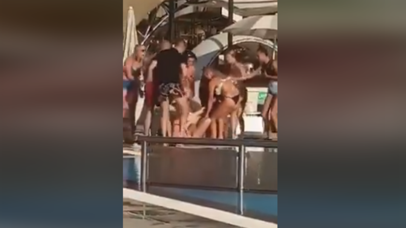 VIDEO. Scene incredibil de violente la o piscină de lângă București. Oamenii au sunat imediat la 112