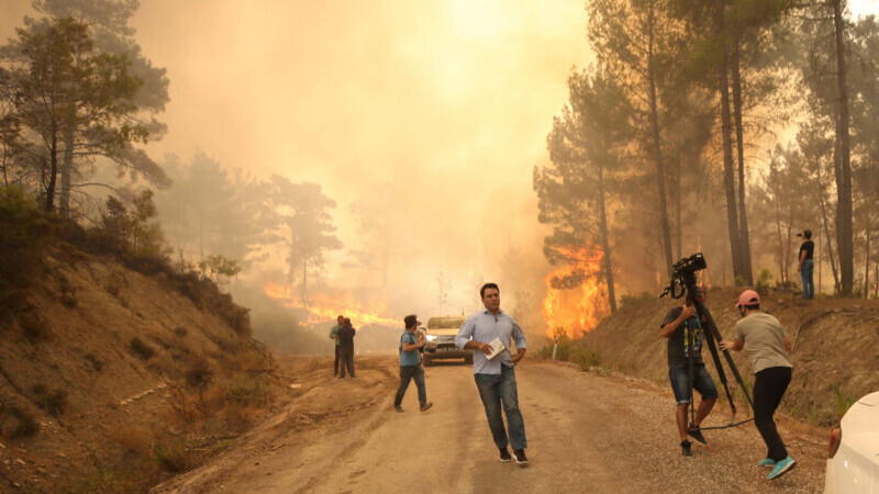Incendiu în Turcia