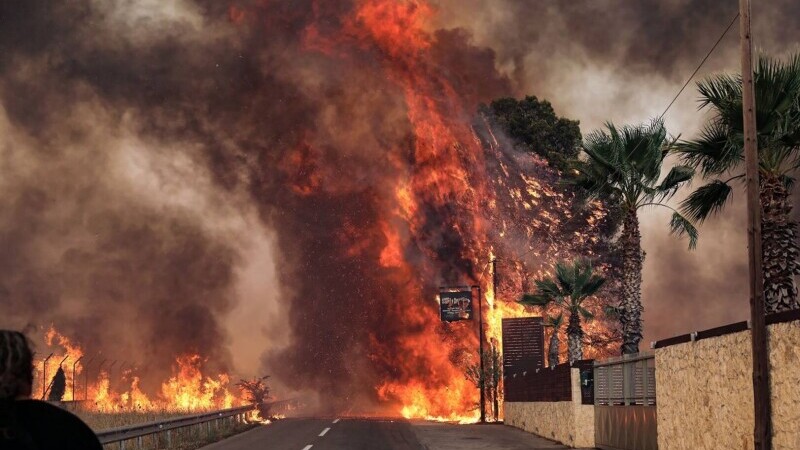 Grecia, incendiu
