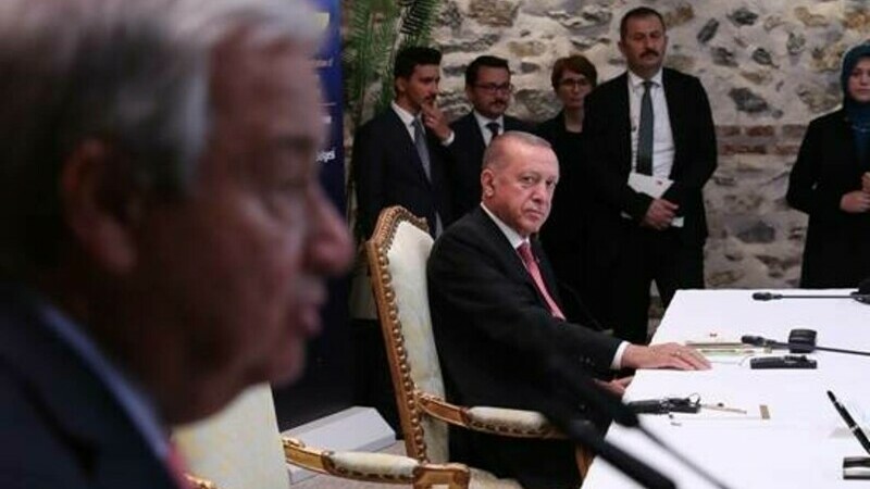 Antonio Guterres si Erdogan