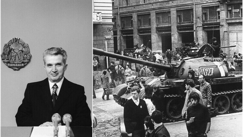 Ceausescu, tanc