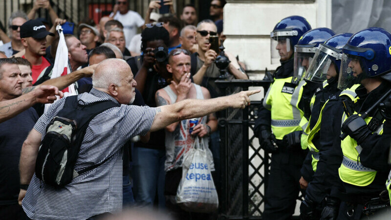 proteste downing street