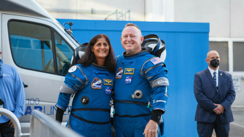 Butch Wilmore and Sunita Williams