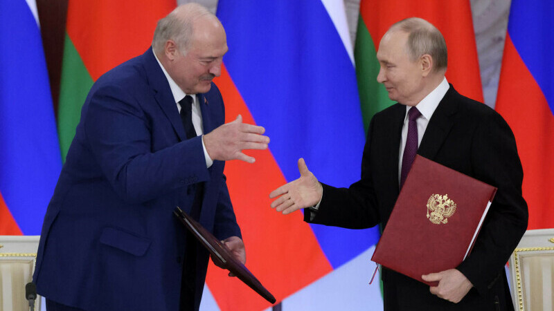 putin și lukasenko