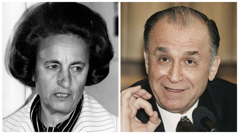 elena ceausescu si ion iliescu
